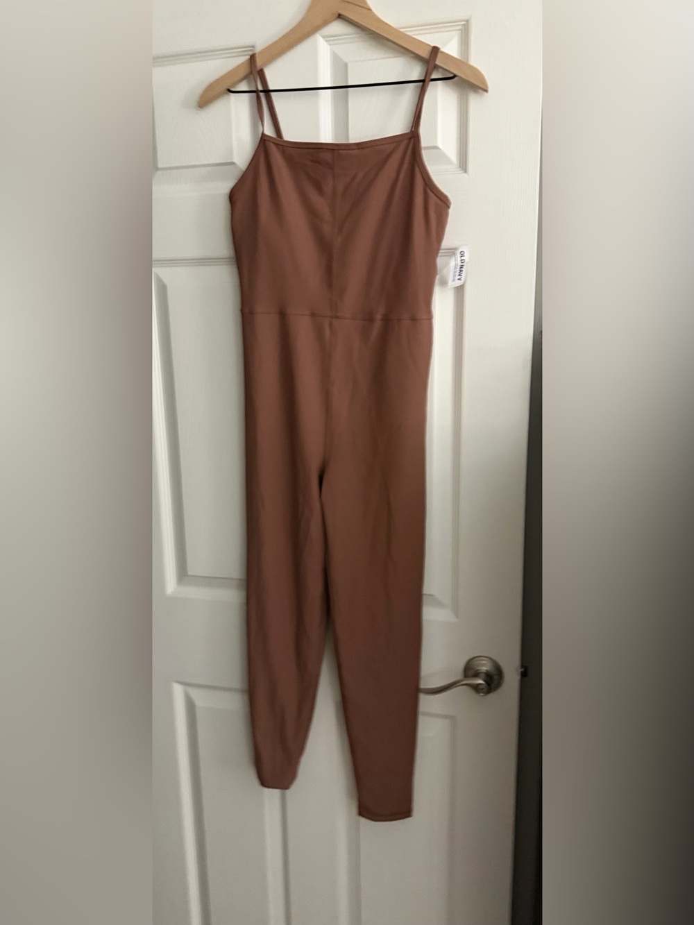 Old Navy Active Sleeveless Powersoft Bodysuit in Brown